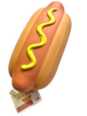 🔥 VIRAL on TikTok 🌟 NWT 🌭 Jumbo Squishy Hot Dog Toy by Keycraft 🌟RARE